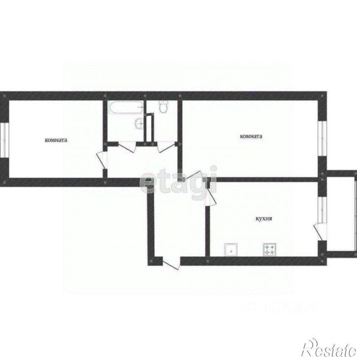2-комн квартира ул Машиностроителей, 35,  д. 35