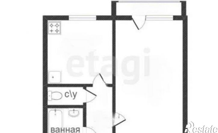 1-комн квартира ул Беговая, 35,  д. 35