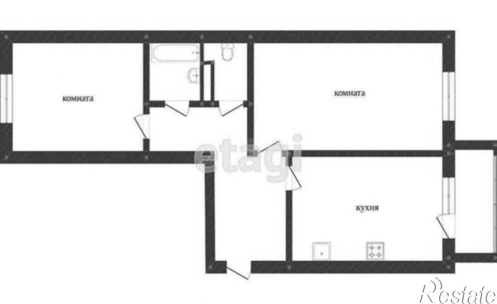 2-комн квартира ул Машиностроителей, 35,  д. 35