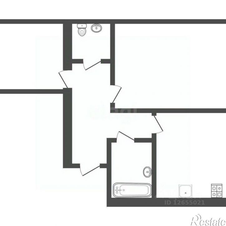2-комн квартира ул Индустриальная, 30а,  д. 30а