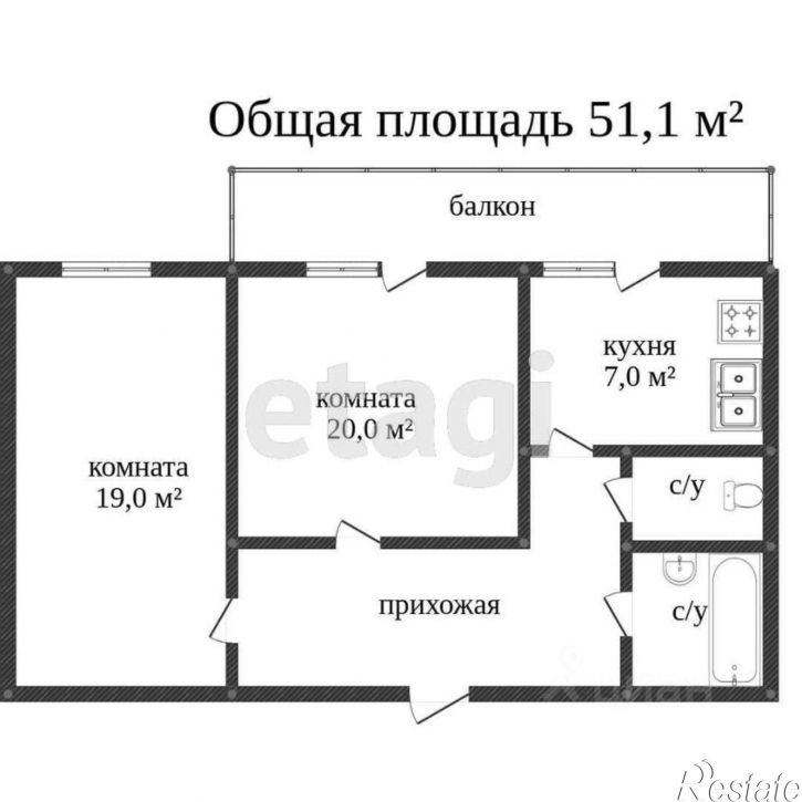 2-комн квартира Рабочий пр-кт, 56,  д. 56
