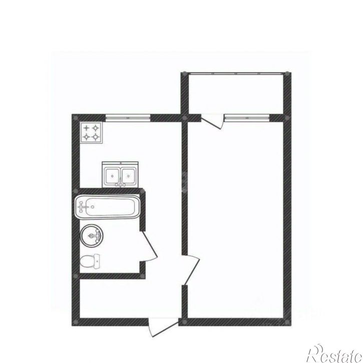 1-комн квартира ул Южная, 30,  д. 30