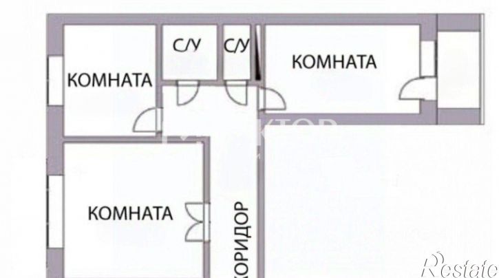 3-комн квартира ул Козуева, 84,  д. 84