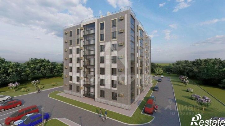 1-комн квартира в новом доме ул Полянская, 55,  д. 55