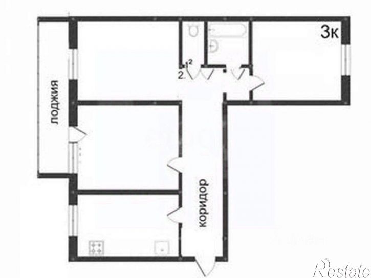 3-комн квартира ул Красноармейская, 36,  д. 36