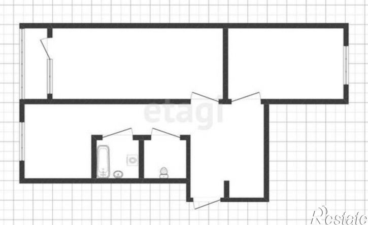 2-комн квартира ул Лагерная, 6,  д. 6