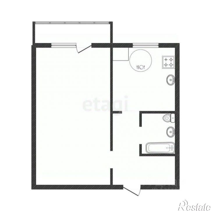 1-комн квартира ул Южная, 30,  д. 30