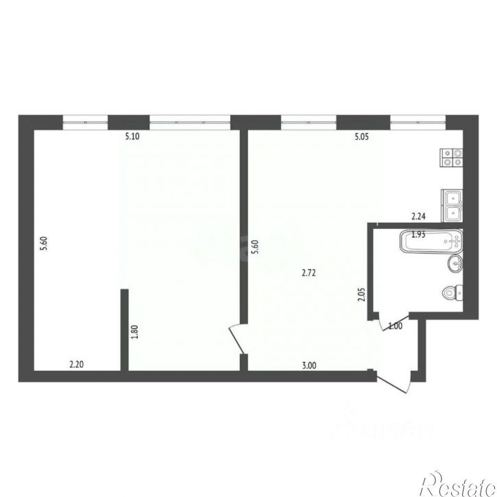 2-комн квартира ул Беговая, 37,  д. 37