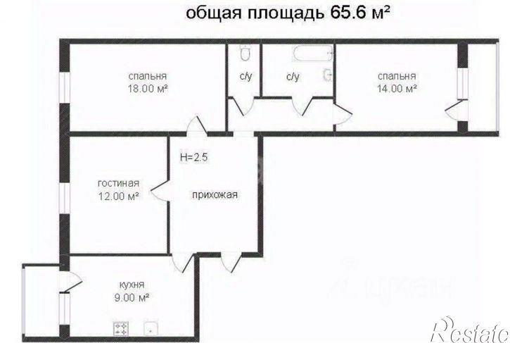 3-комн квартира мкр Паново, 36,  д. 36