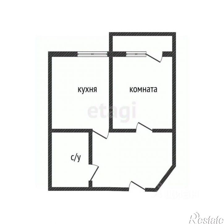 1-комн квартира ул Евгения Ермакова, 11,  д. 11