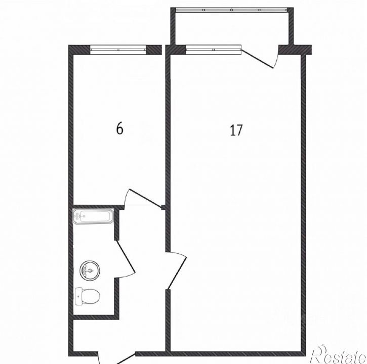 1-комн квартира ул Калиновская, 43А,  д. 43А