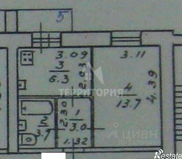 1-комн квартира ул Индустриальная, 21,  д. 21