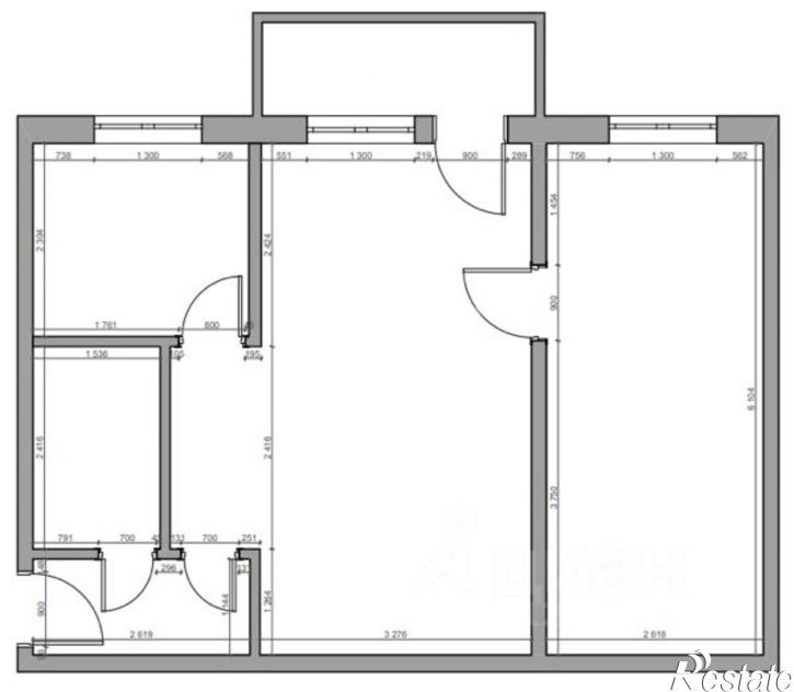 2-комн квартира мкр Черноречье, 18,  д. 18