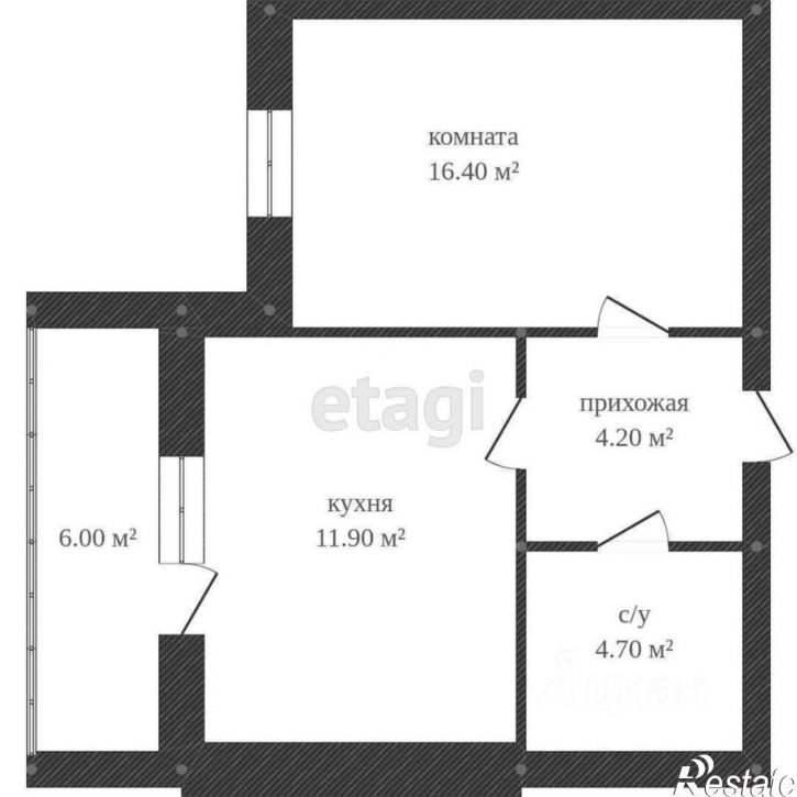 1-комн квартира ул Евгения Ермакова, 3,  д. 3