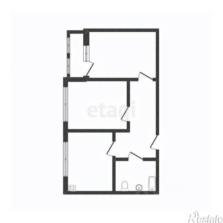 2-комн квартира ул Окружная, 32,  д. 32