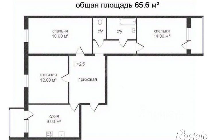3-комн квартира мкр Давыдовский-2, 77,  д. 77