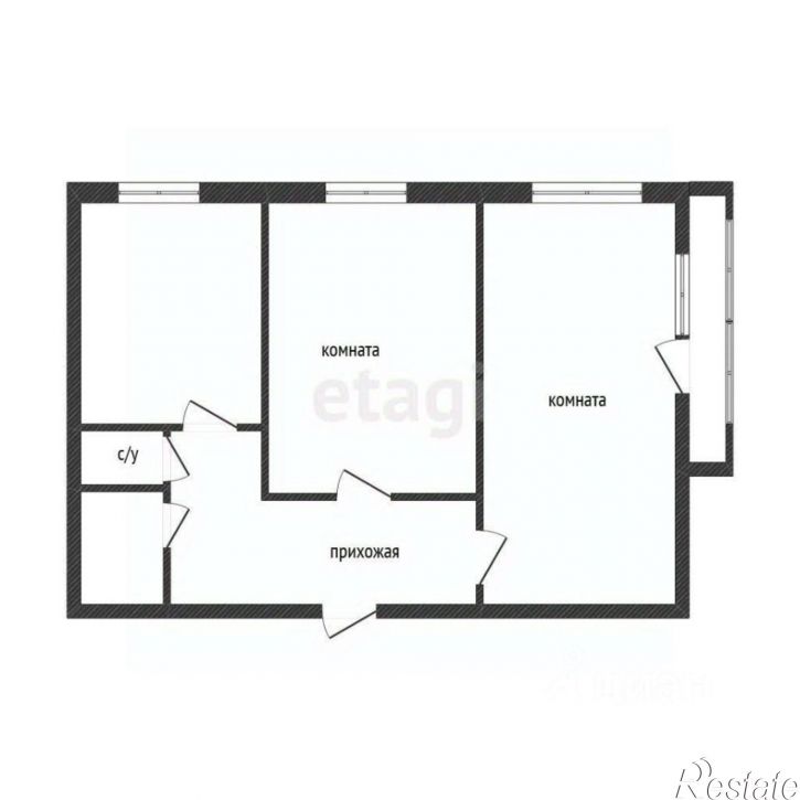 2-комн квартира ул Индустриальная, 6,  д. 6