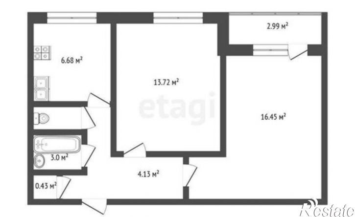 2-комн квартира ул Скворцова, 20а,  д. 20а