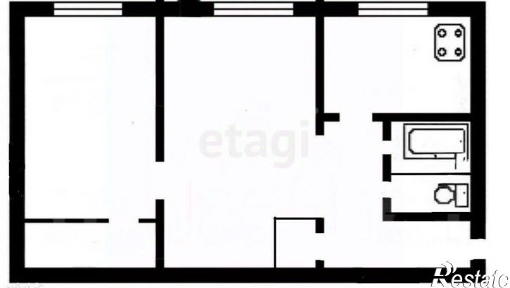 2-комн квартира ул Терешковой, 29Б,  д. 29Б