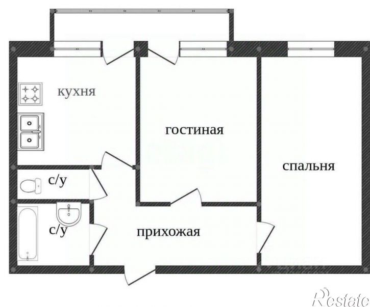 2-комн квартира Рабочий пр-кт, 56,  д. 56