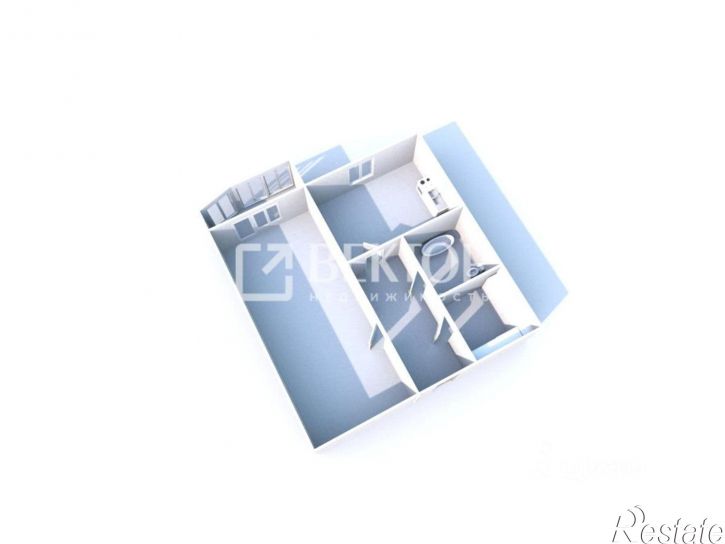 1-комн квартира 7