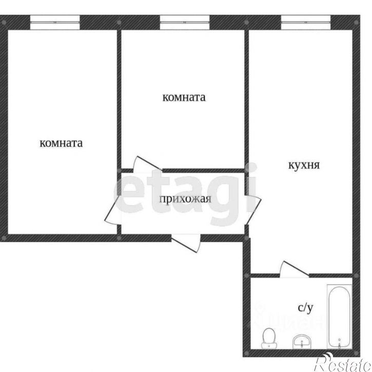 1-комн квартира ул Красноармейская, 10,  д. 10