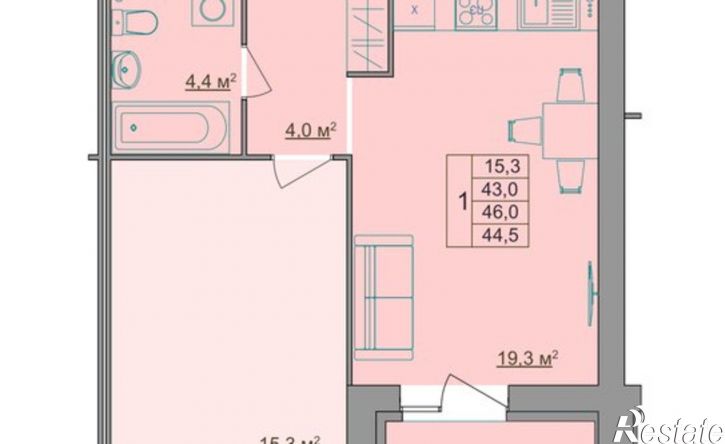 1-комн квартира в новом доме ул Магистральная, 49В,  д. 49В