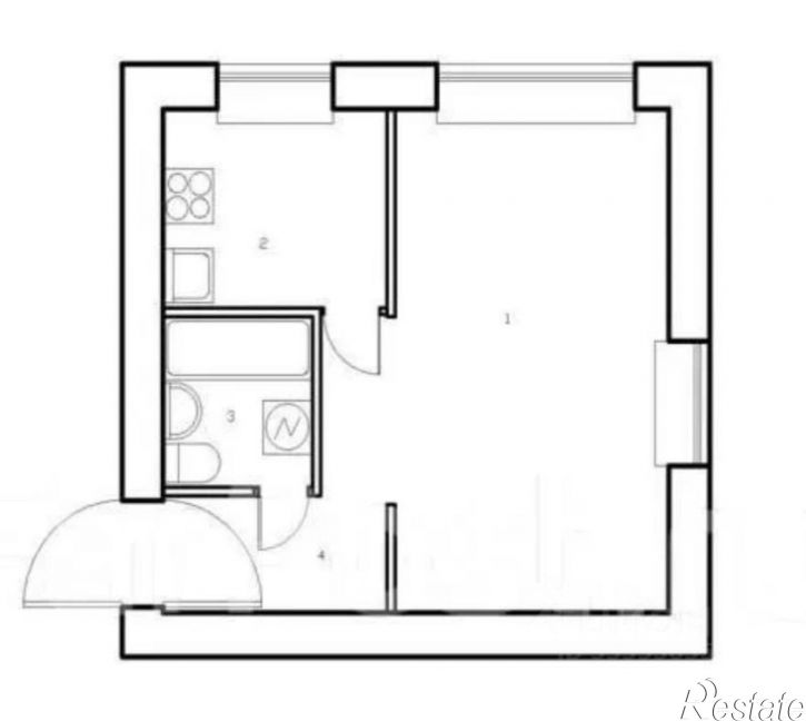 1-комн квартира мкр Черноречье, 18,  д. 18