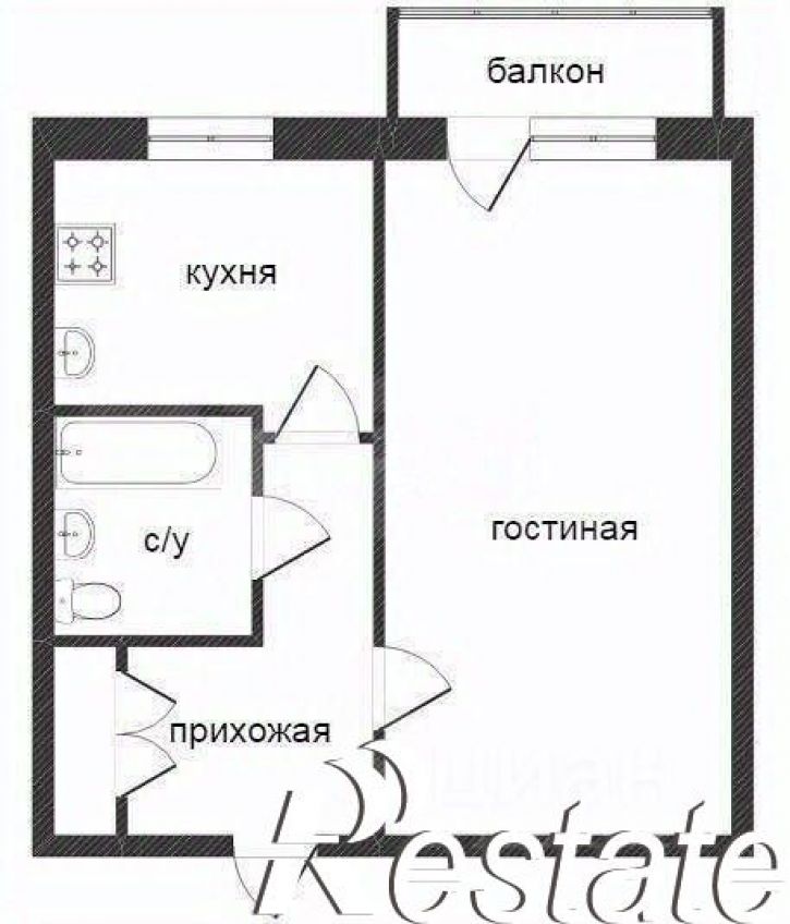 1-комн квартира улица Юрия Беленогова, 22,  д. 22