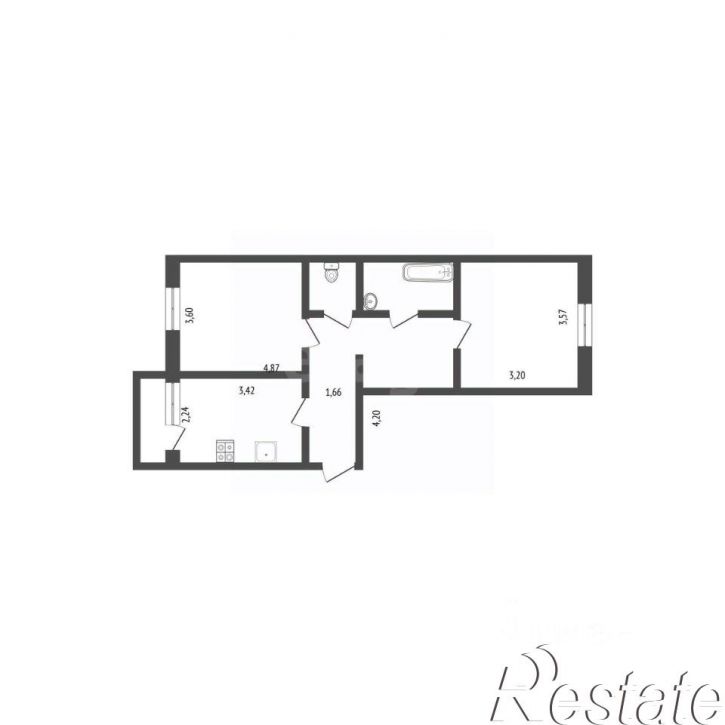 2-комн квартира улица Ленина, 160В к1,  д. 160В к1