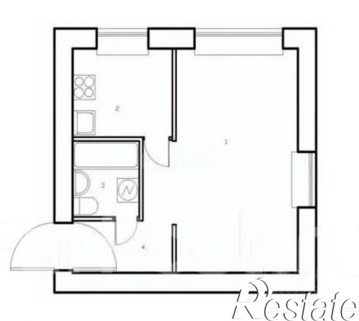 1-комн квартира мкр Черноречье, 18,  д. 18