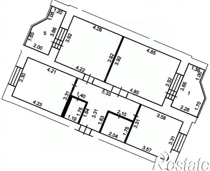 3-комн квартира улица Евгения Ермакова, 1 к2,  д. 1 к2