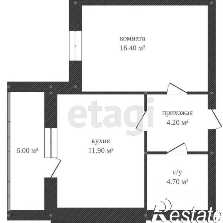 1-комн квартира улица Евгения Ермакова, 3,  д. 3