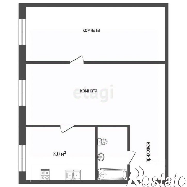 2-комн квартира Калиновская улица, 20,  д. 20