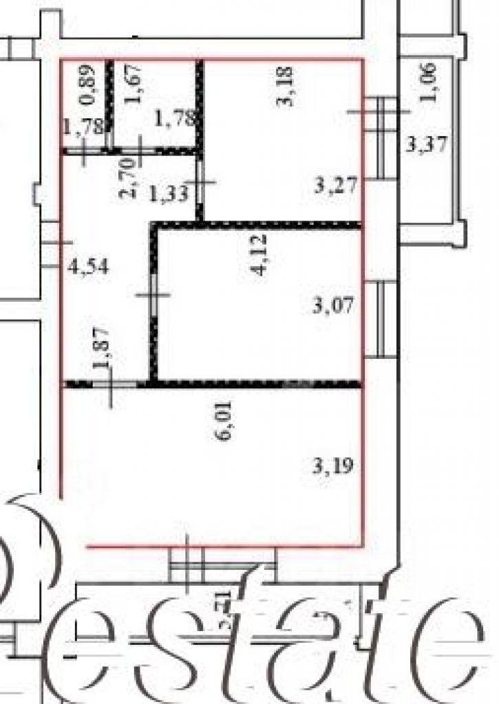 2-комн квартира улица Нижняя Дебря, 102А к3,  д. 102А к3