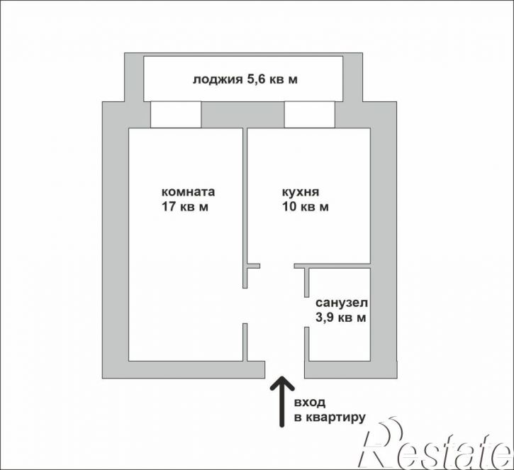 1-комн квартира Красный пер, 9