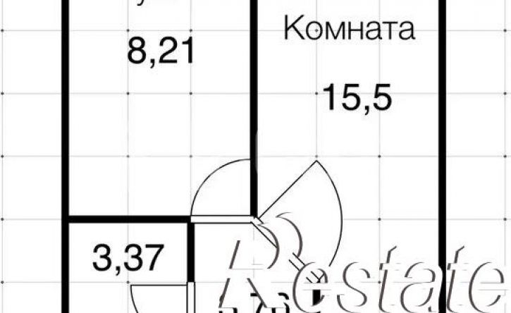 1-комн квартира мкр "Венеция", 62,  д. 62