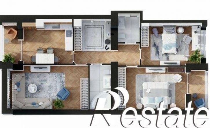 3-комн квартира Магистральная улица, 47 к1,  д. 47 к1
