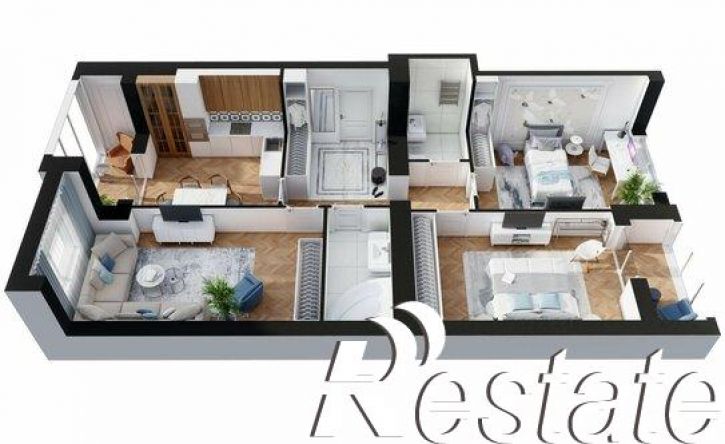 3-комн квартира Магистральная улица, 47 к1,  д. 47 к1
