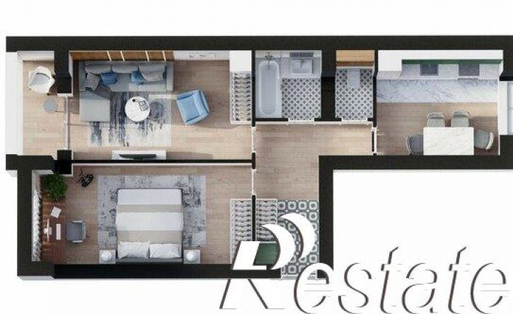 2-комн квартира Магистральная улица, 47 к1,  д. 47 к1