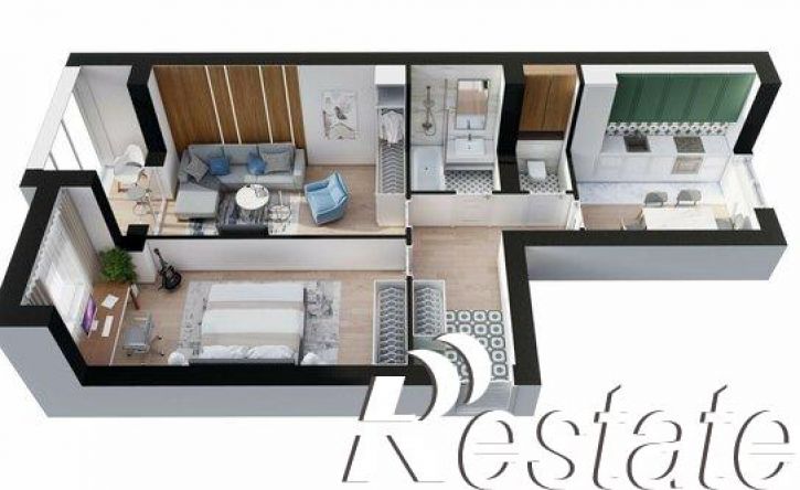 2-комн квартира Магистральная улица, 47 к1,  д. 47 к1