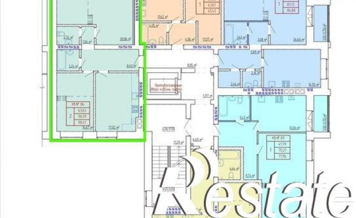 2-комн квартира Магистральная улица, 47 к2,  д. 47 к2