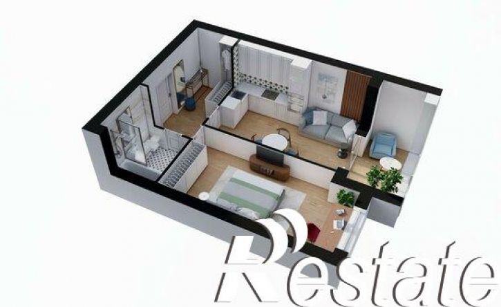 1-комн квартира Магистральная улица, 47 к1,  д. 47 к1