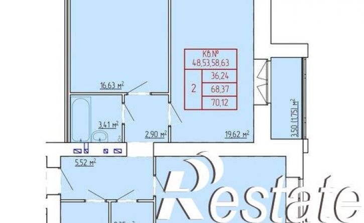 2-комн квартира Магистральная улица, 47 к2,  д. 47 к2