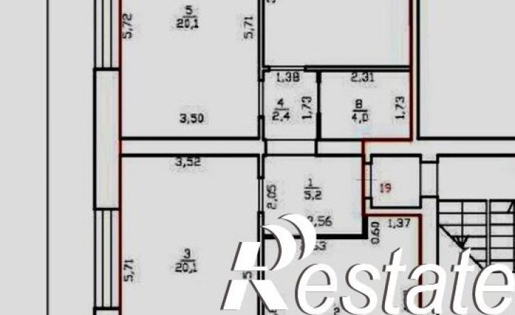 3-комн квартира улица 8 Марта, 55,  д. 55