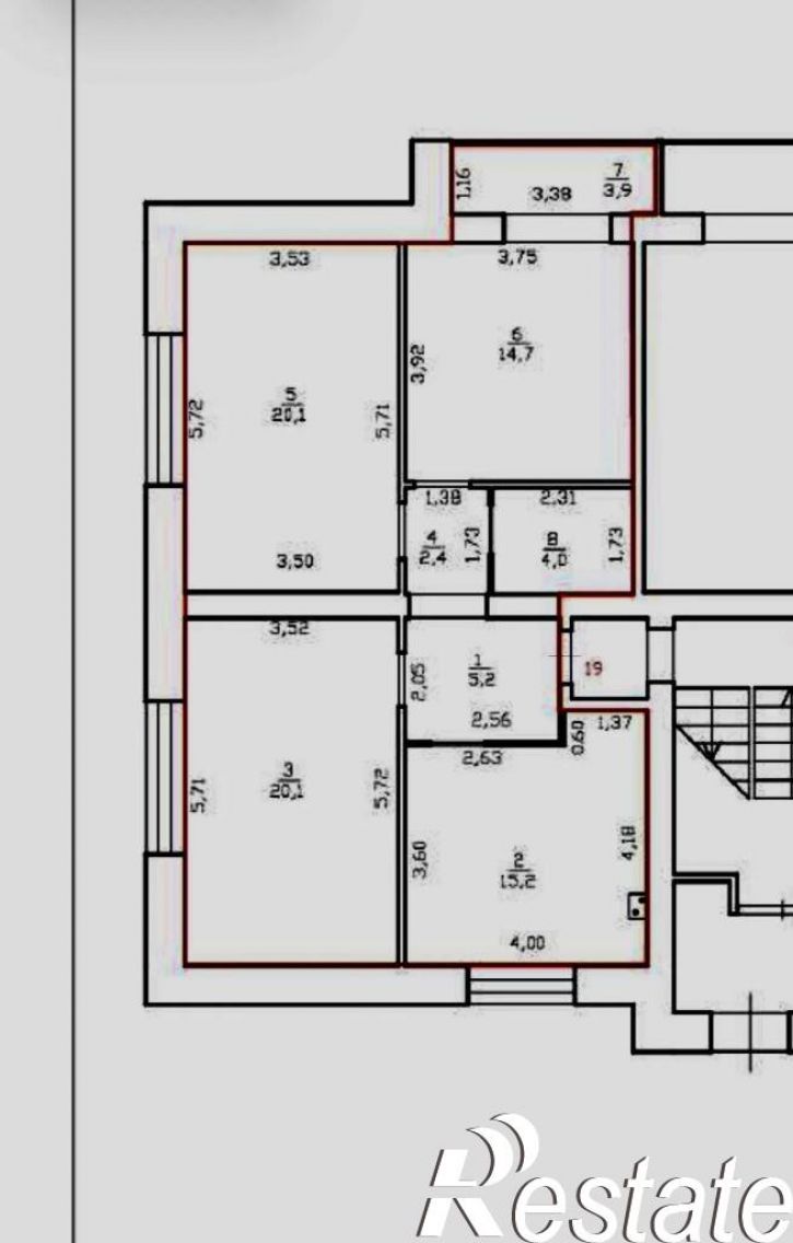 3-комн квартира 8 Марта ул, 55