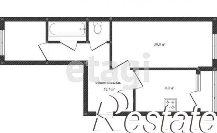 2-комн квартира Профсоюзная улица, 27,  д. 27