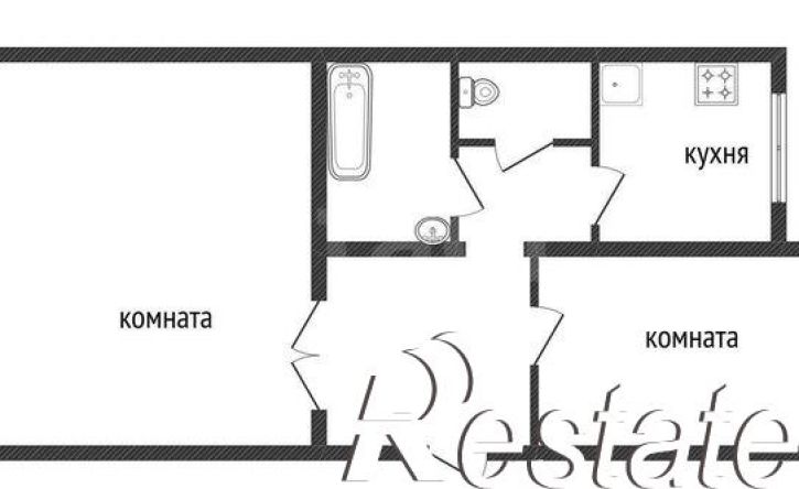 2-комн квартира улица Ивана Сусанина, 32А/79,  д. 32А/79
